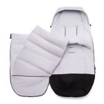 Bugaboo - Husa de picioare performance winter carucior Misty Grey fotografia produsului View 4 S