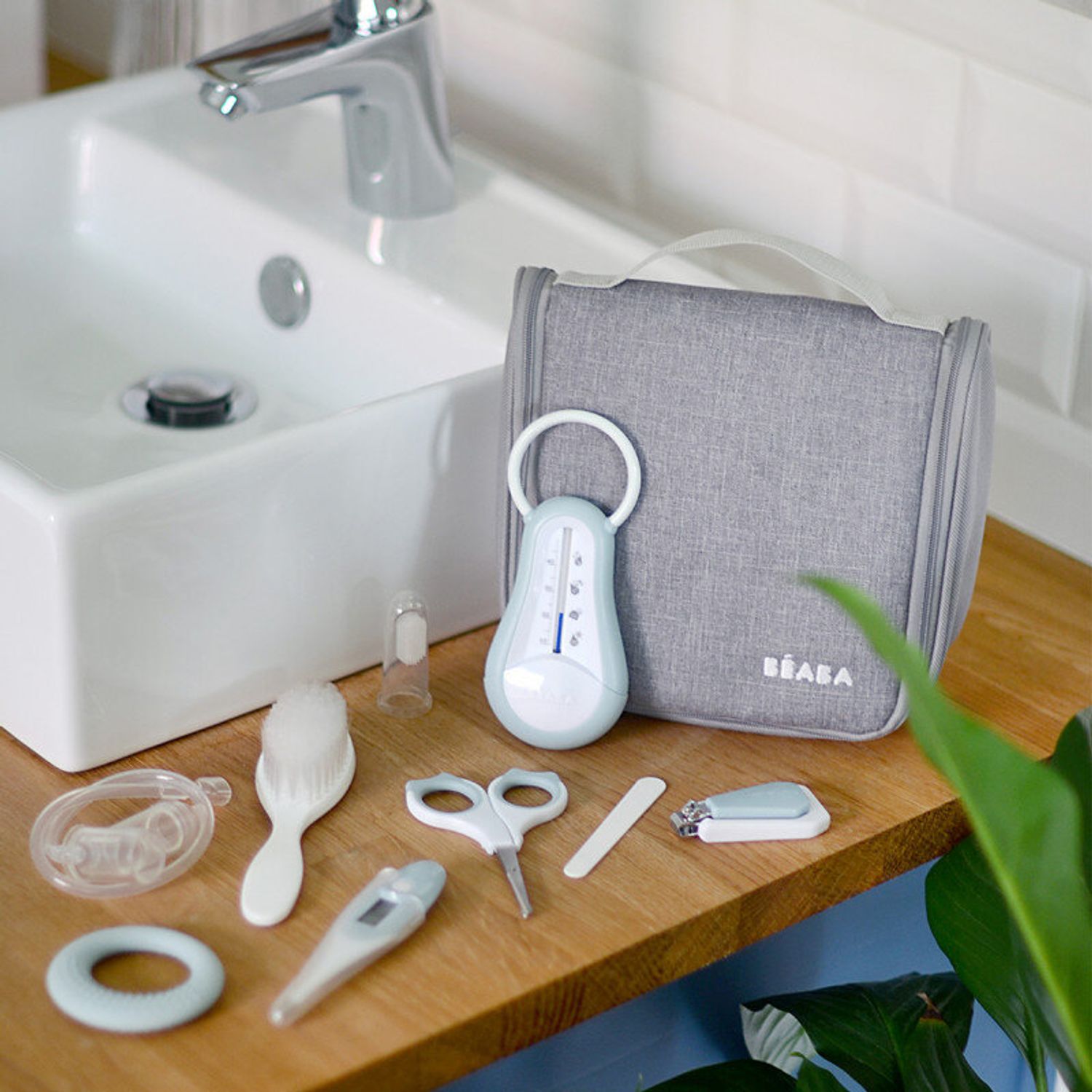 Beaba - Set complet de ingrijire Grey Blue fotografia produsului View 4 L