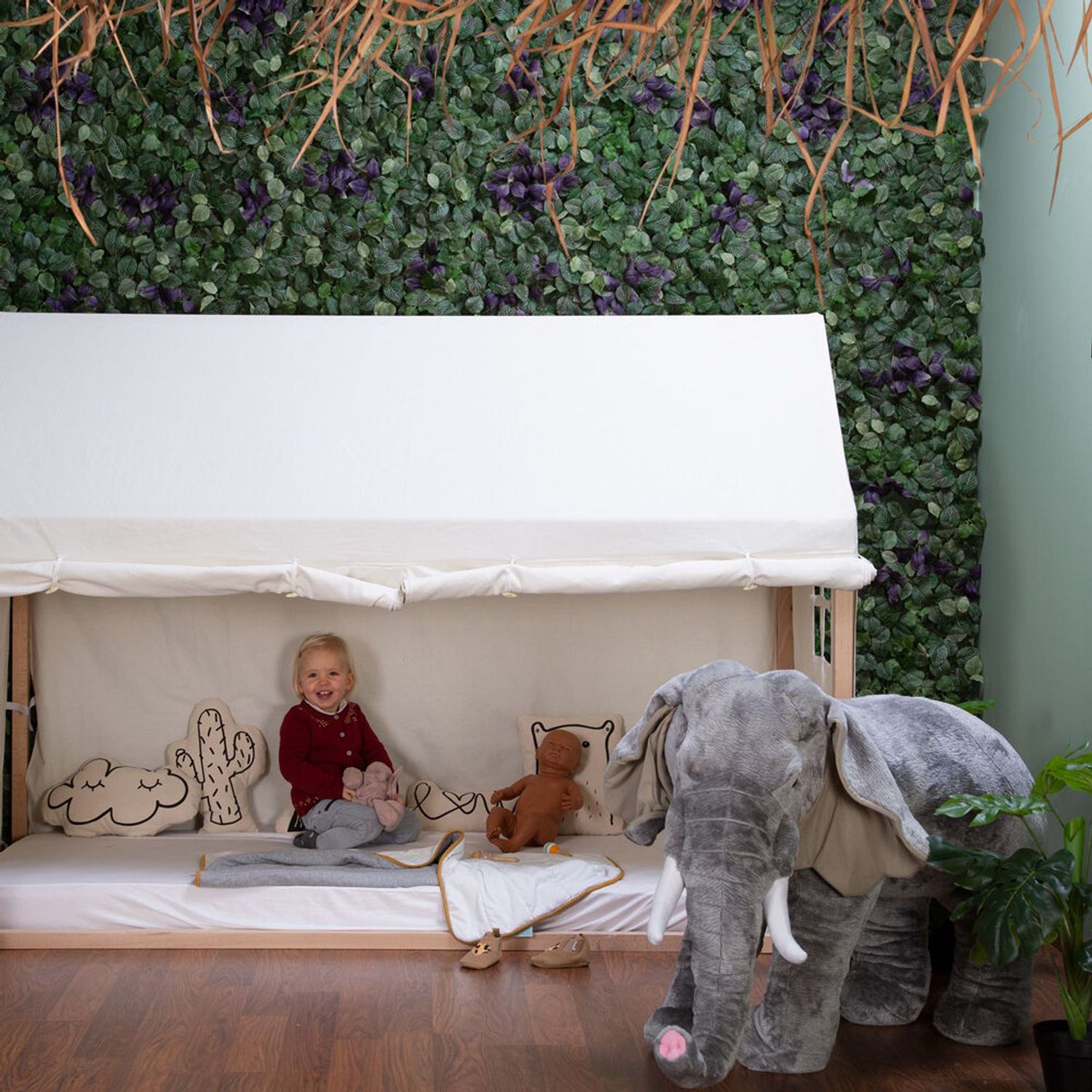 Childhome - Elefant de plus 90x50x75 cm fotografia produsului View 4 L