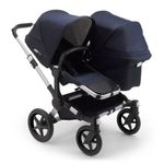 Bugaboo - Carucior Donkey 3 Duo Classic Aluminium/Dark Navy fotografia produsului