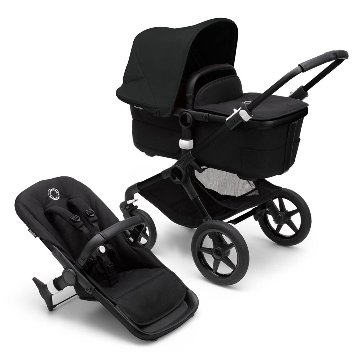 Bugaboo - Carucior Fox 3 Black/Midnight Black 2 in 1 fotografia produsului