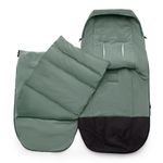 Bugaboo - Husa de picioare performance winter carucior Pine Green fotografia produsului View 4 S