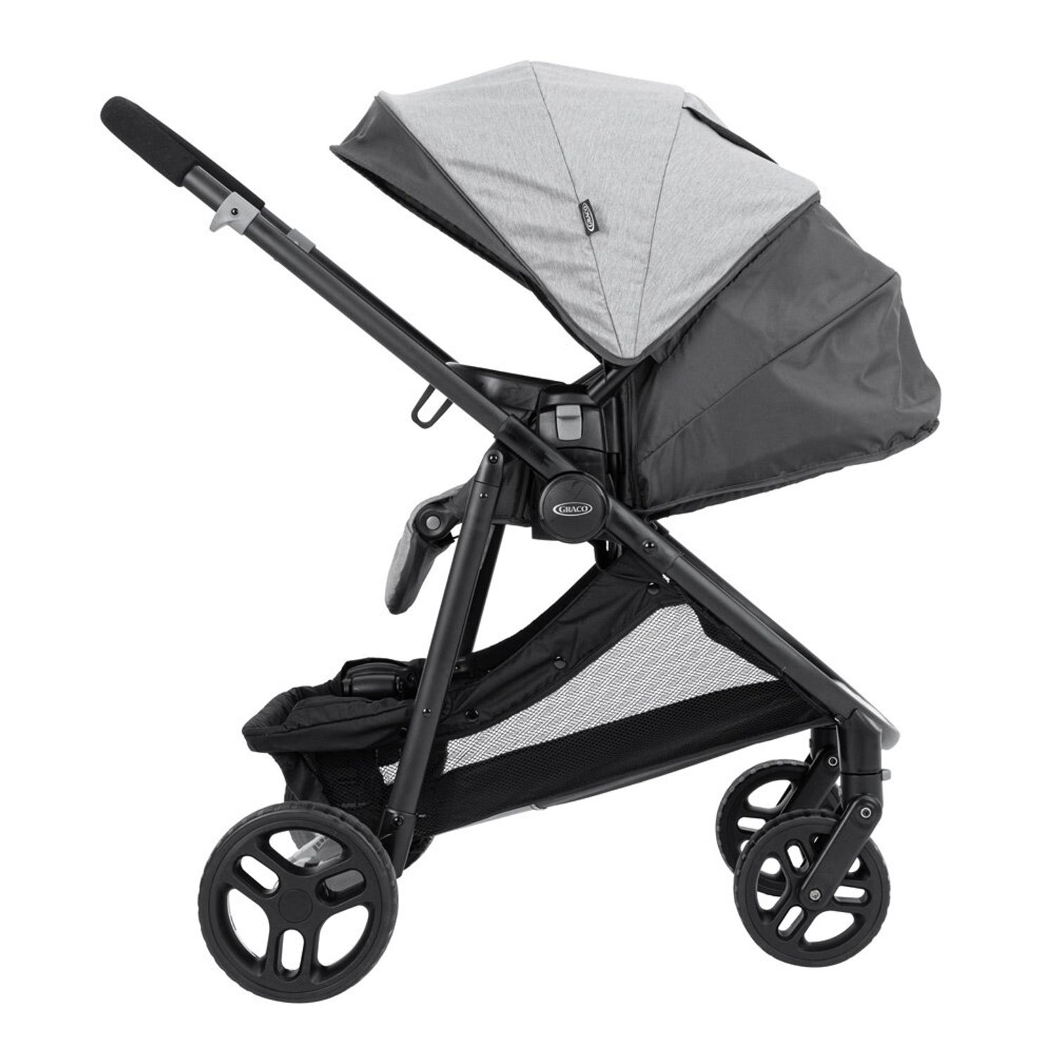 Graco - Carucior Time2Grow 2 in 1 Iron fotografia produsului View 4 L