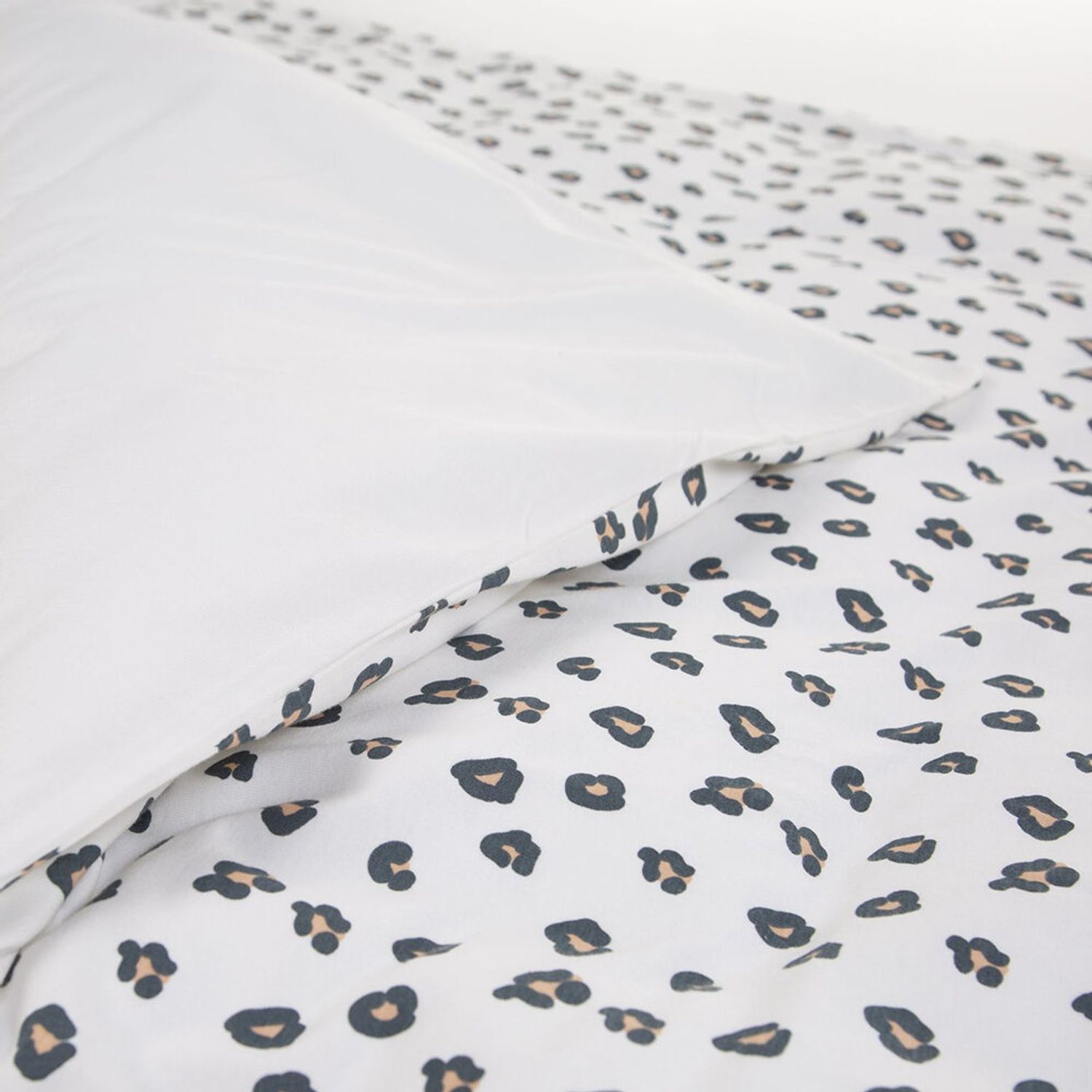 Childhome - Husa pilota si fata de perna Jerse 100x140 cm, Leopard fotografia produsului View 3 L