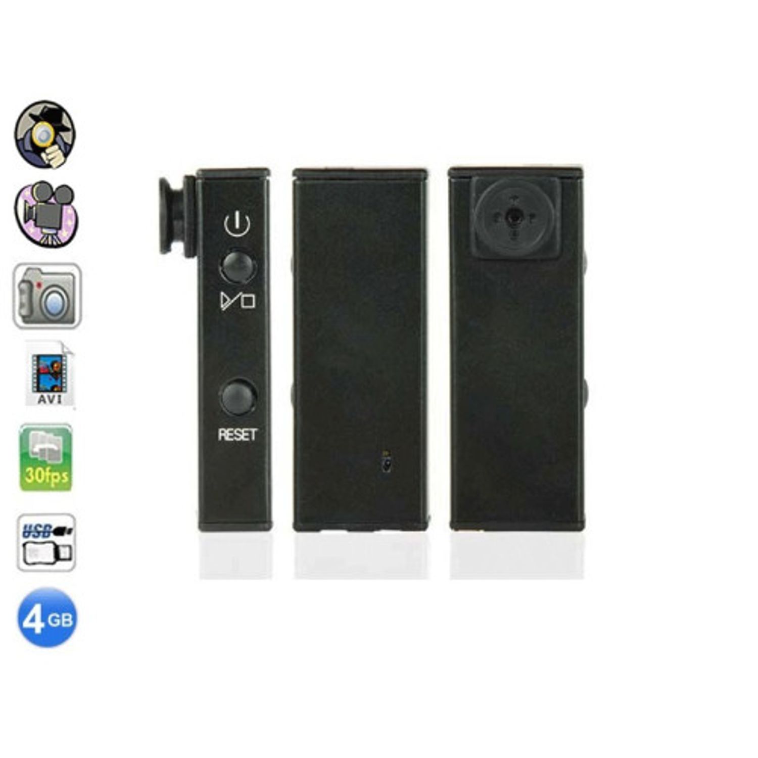 Nasture cu Camera Spion iUni 4GB fotografia produsului View 5 L