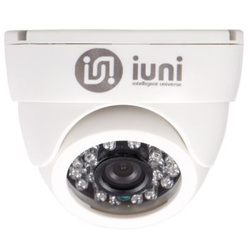 Camera supraveghere iuni provecam c071, cmos, 700 linii, 24 led ir, lentila fixa 3.6mm, alb