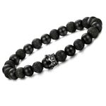 Bratara Roca Vulcanica unisex, iUni B2 black fotografia produsului View 3 S