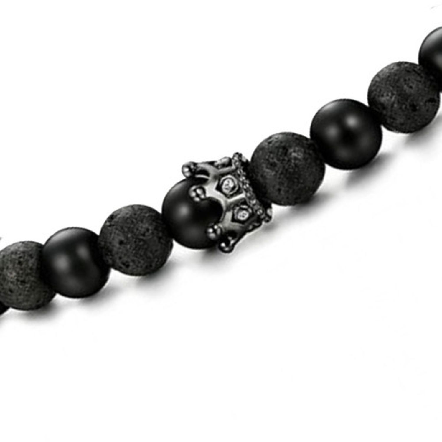 Bratara Roca Vulcanica unisex, iUni B2 black fotografia produsului View 4 L