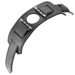 Curea iUni compatibila cu Apple Watch 1/2/3/4/5/6, 40mm, Cuff, Piele, Negru fotografia produsului View 2 S