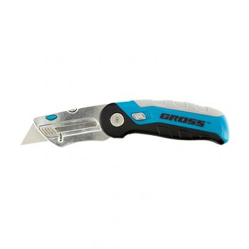 Cutit reparatie-instalare, pliabil, maner insetie tripla, corp-suport pentru lame, 175 mm, 2 lame as