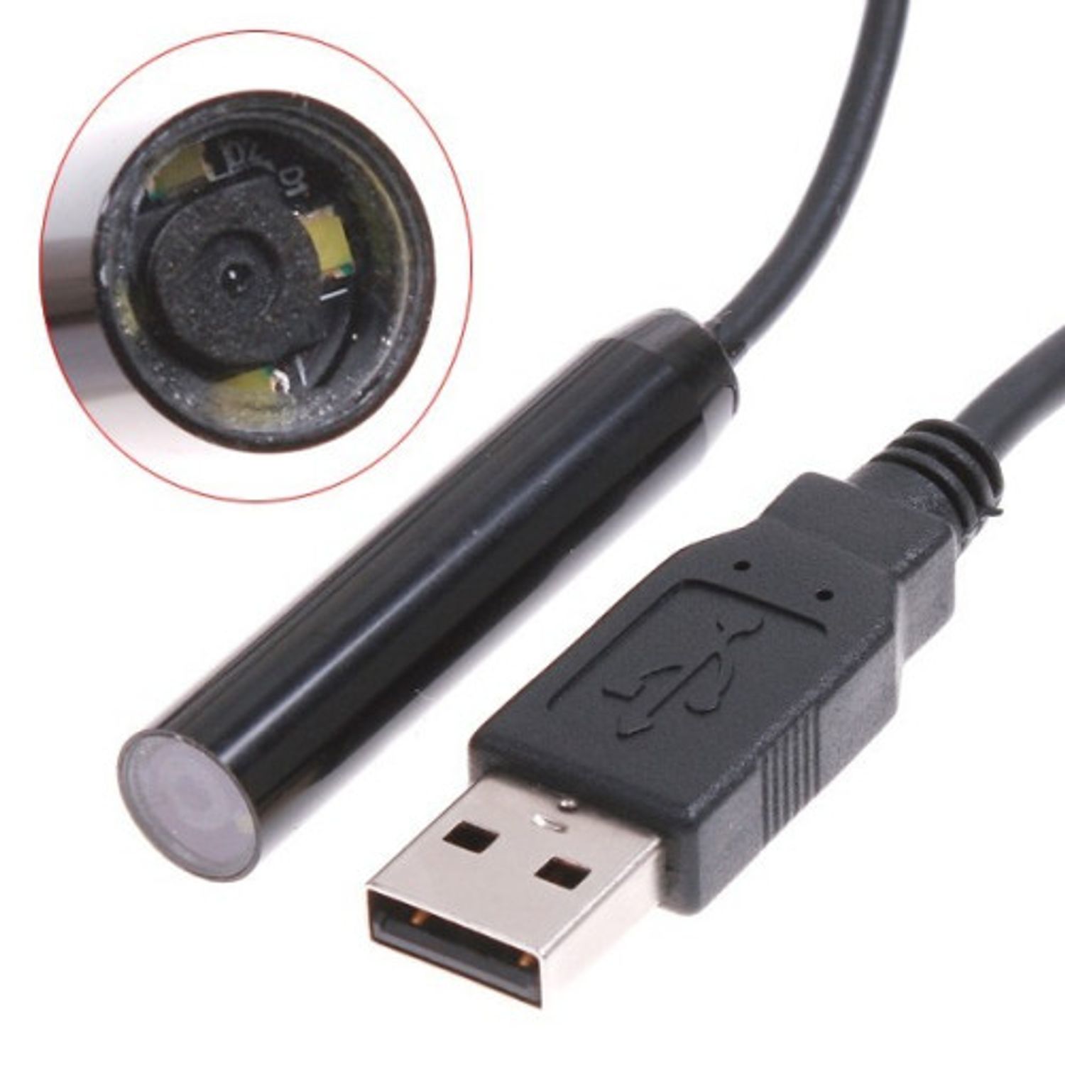 iUni - Camera Endoscop CEE-02, Rezistent la apa, Lungime 2 m fotografia produsului