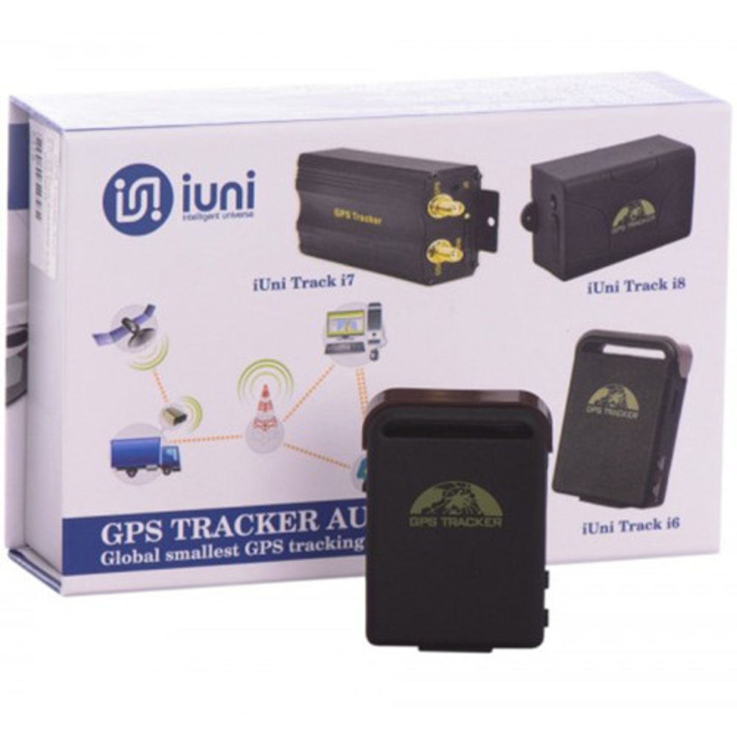 GPS Tracker Auto iUni Track i6, Localizare si urmarire GPS, cu magnet si carcasa rezistenta la apa fotografia produsului