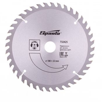 Disc taiat lemne, 180 x 22 mm, 40 dinti , sparta