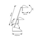 Lampa de Birou cu Microfon Spion iUni RLU1 fotografia produsului View 2 S
