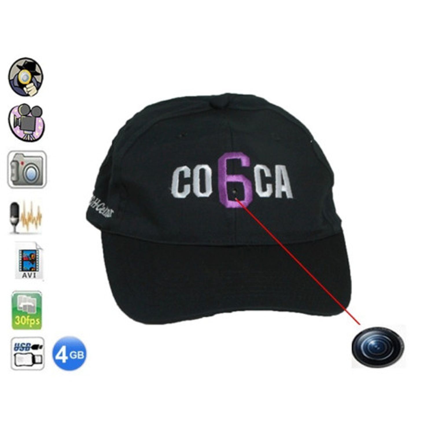 Sapca Spion cu Telecomanda iUni SP11 fotografia produsului