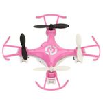 Mini Drona iUni X6B, leduri pentru exterior, Telecomanda WiFi, Giroscop, Roz fotografia produsului