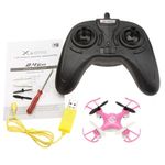 Mini Drona iUni X6B, leduri pentru exterior, Telecomanda WiFi, Giroscop, Roz fotografia produsului View 5 S