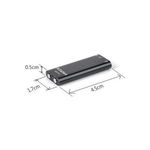 Mini Reportofon Spion iUni W424, memorie 8 GB fotografia produsului View 3 S