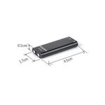 Mini Reportofon Spion iUni W424, memorie 8 GB fotografia produsului View 2 S