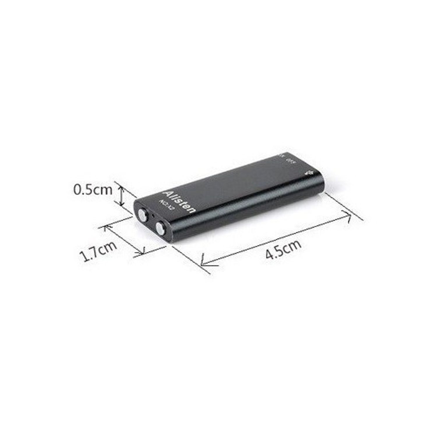 Mini Reportofon Spion iUni W424, memorie 8 GB fotografia produsului View 2 L