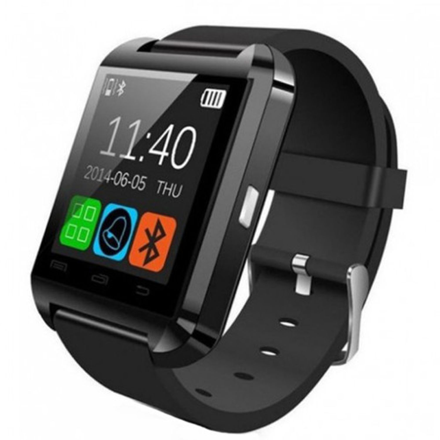 Smartwatch iUni U8+, BT, LCD 1.44 inch, Notificari, Negru fotografia produsului