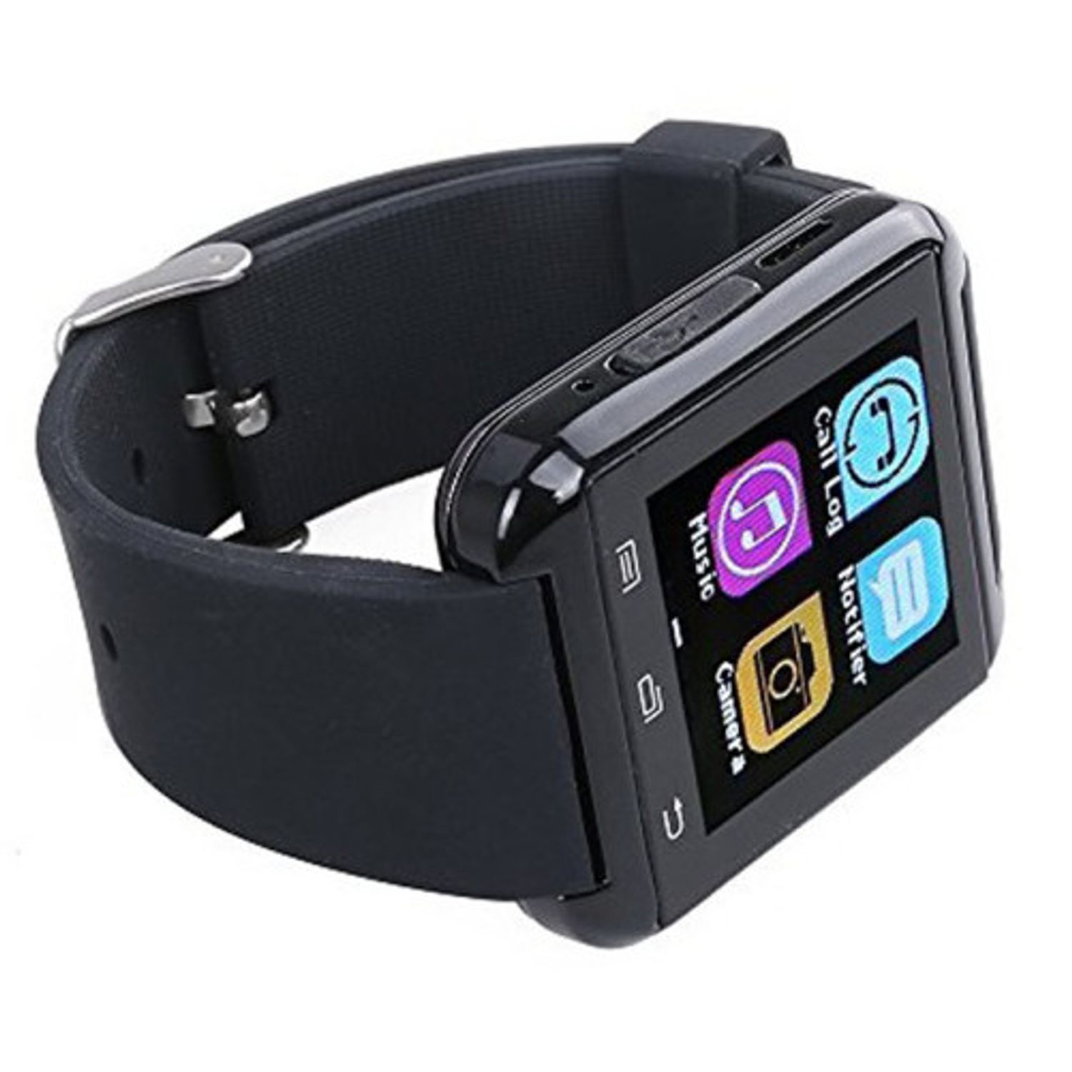 Smartwatch iUni U8+, BT, LCD 1.44 inch, Notificari, Negru fotografia produsului View 4 L