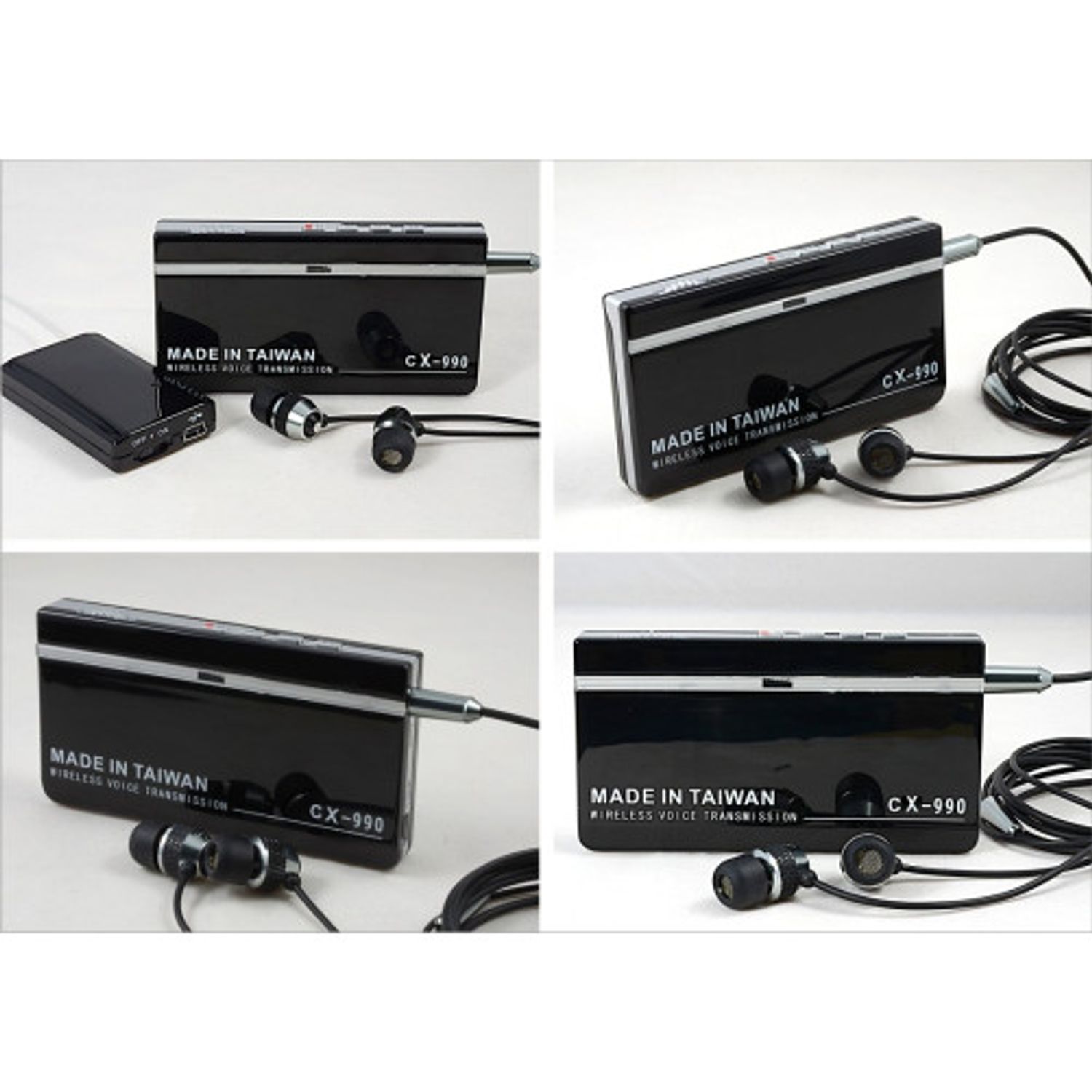 Microfon Spion Wireless iUni CX-990 fotografia produsului View 5 L