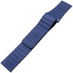 Curea piele Smartwatch Samsung Gear S2, iUni 20 mm Blue Leather Loop fotografia produsului View 3 S