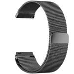 Curea ceas Smartwatch Samsung Gear S2 Black Milanese Loop, iUni 20 mm Otel Inoxidabil fotografia produsului View 2 S