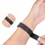 Curea ceas Smartwatch Samsung Gear S2 Black Milanese Loop, iUni 20 mm Otel Inoxidabil fotografia produsului View 4 S