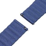 Curea piele Smartwatch Samsung Gear S3, iUni 22 mm Blue Leather Loop fotografia produsului View 4 S