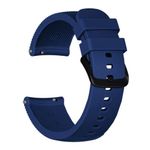 iUni - Curea ceas Smartwatch Samsung Gear S2, 20 mm Silicon Midnight Blue fotografia produsului