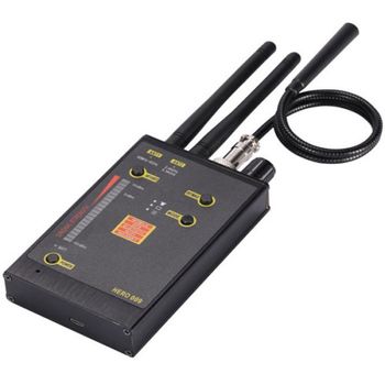 iUni - Detector de frecvente profesional CRF09 pentru dispozitive GSM 3G/4G LTE, Bluetooth si Wi-Fi