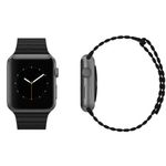 Curea iUni compatibila cu Apple Watch 1/2/3/4/5/6, 40mm, Leather Loop, Piele, Dark Gray fotografia produsului View 3 S