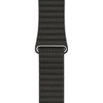 Curea iUni compatibila cu Apple Watch 1/2/3/4/5/6, 40mm, Leather Loop, Piele, Dark Gray fotografia produsului View 4 S