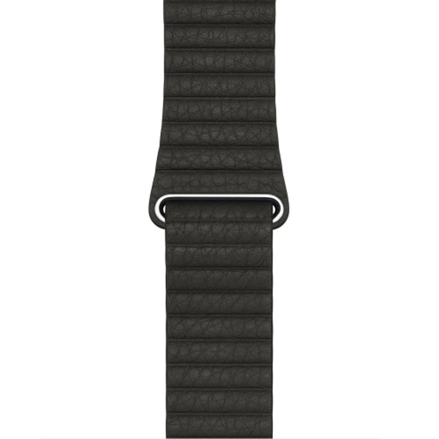 Curea iUni compatibila cu Apple Watch 1/2/3/4/5/6, 40mm, Leather Loop, Piele, Dark Gray fotografia produsului View 4 L