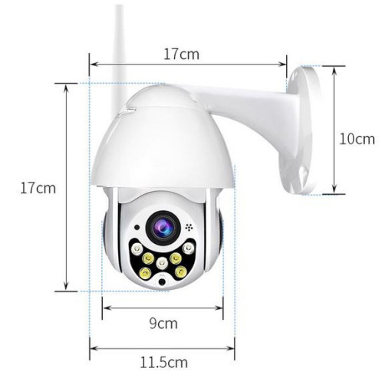 Camera supraveghere IP iUni YCC365, WiFi, Night Vision, Senzor miscare fotografia produsului View 3 L
