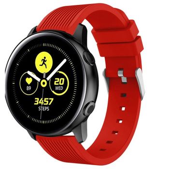 Curea ceas Smartwatch Samsung Gear S2, iUni 20 mm Silicon Sport Red elefant.ro
