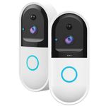 Sonerie interfon smart iUni B50, Wireless, Senzor de Miscare, Speaker, Microfon, Night Vision fotografia produsului View 5 S