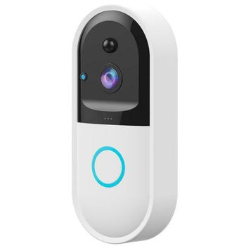 Sonerie interfon smart iuni b50, wireless, senzor de miscare, speaker, microfon, night vision