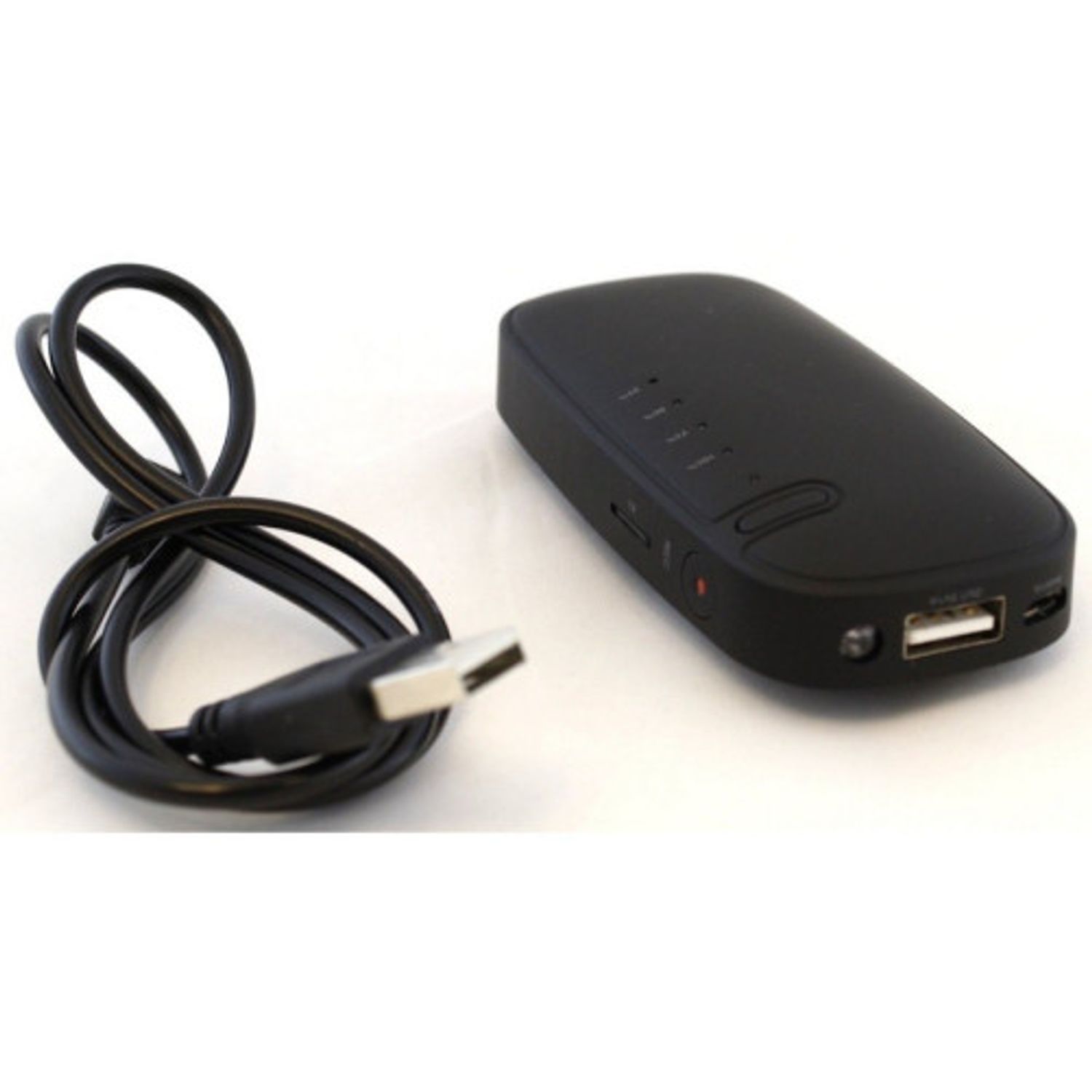 Baterie Externa Reportofon iUni x200 cu Microfon Spion si Lanterna LED Flash fotografia produsului View 3 L