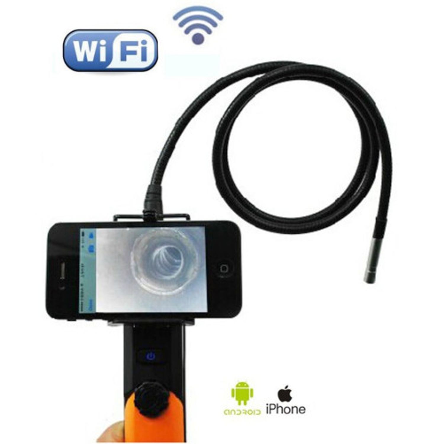 Camera Endoscop Inspectie Auto iUni ED200, Wireless, cu conectare la telefon fotografia produsului View 3 L