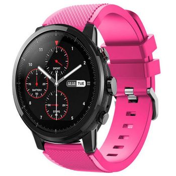 iUni - Curea ceas Smartwatch Samsung Gear S3, 22 mm Silicon Pink