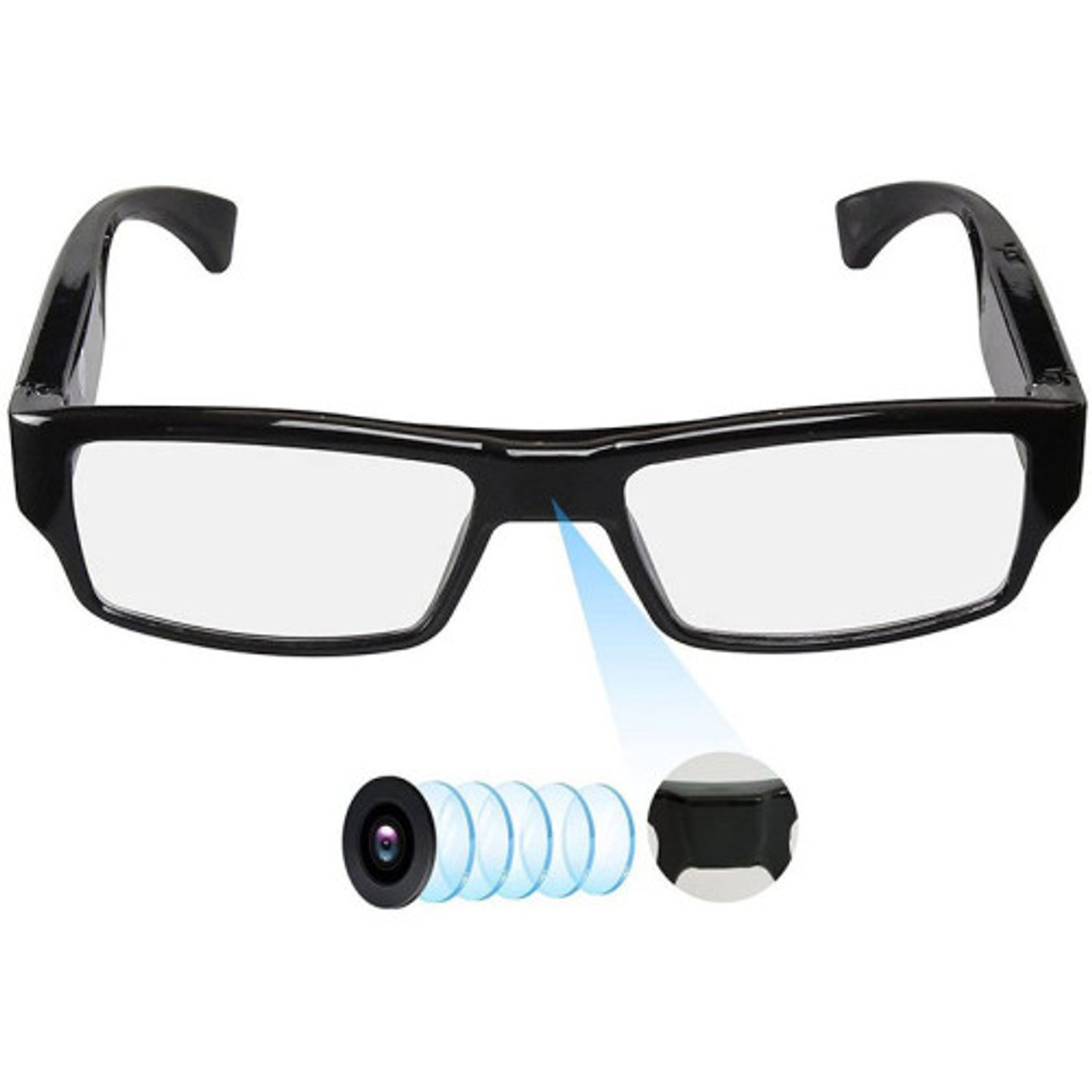 Ochelari cu Camera Spion iUni A1000 FullHD 1080P fotografia produsului View 3 L
