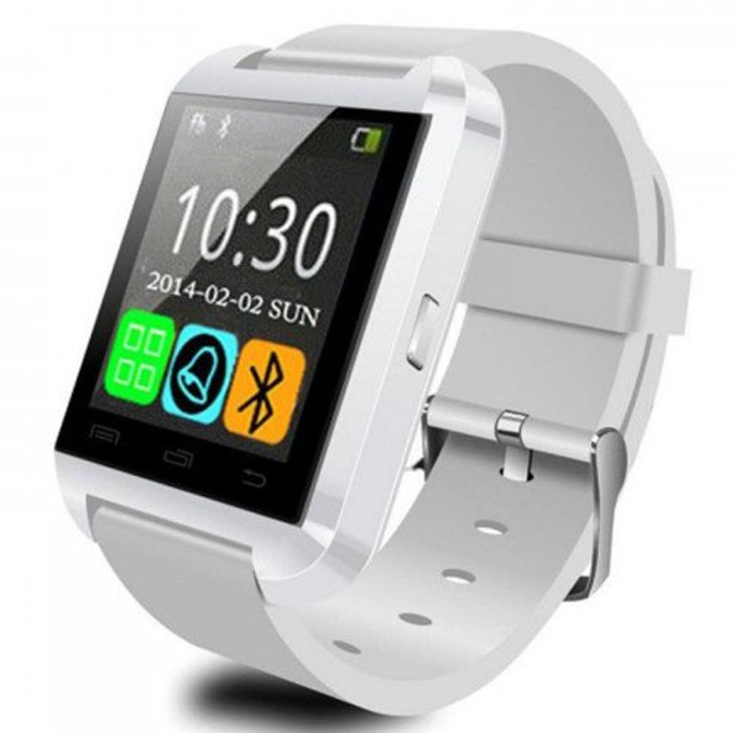 Smartwatch iUni U8+, BT, LCD 1.44 inch, Notificari, Alb fotografia produsului View 4 L