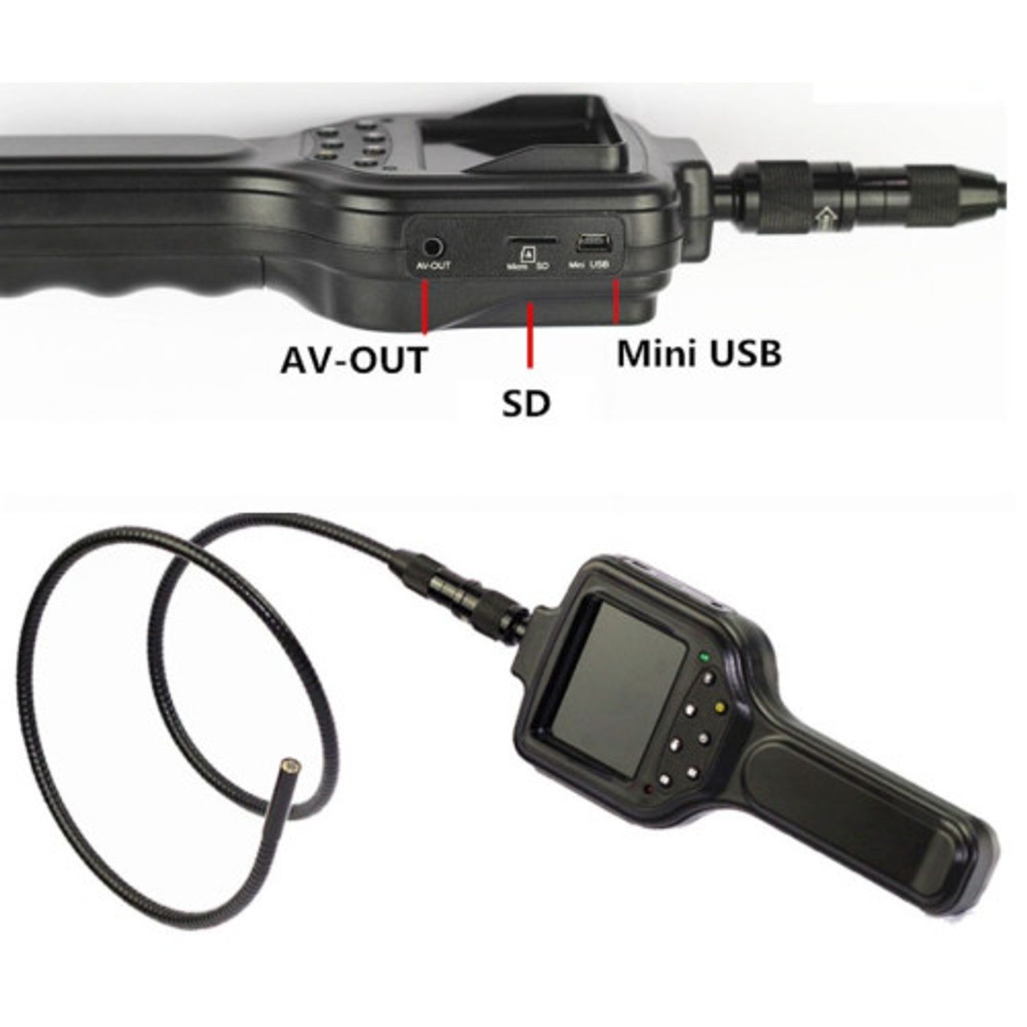 Camera Endoscop Inspectie Auto iUni EN200, 2.8 inch LCD Display fotografia produsului