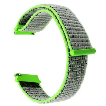 Curea ceas Smartwatch Garmin Fenix 3 / Fenix 5X, 26 mm iUni Soft Nylon Sport, Electric Green