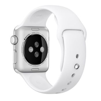 Curea iuni compatibila cu apple watch 1/2/3/4/5/6, 42mm, silicon, white