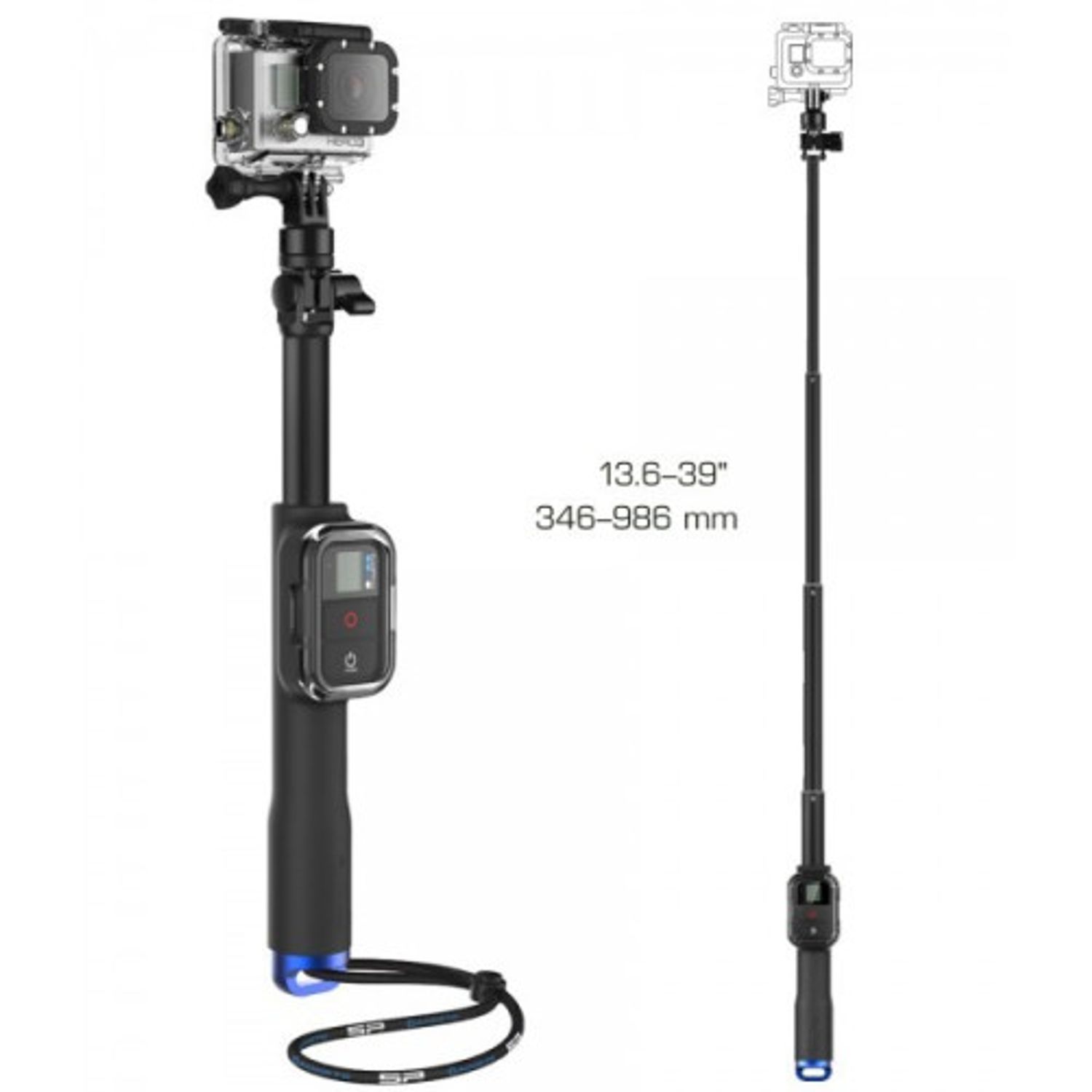 Selfie Stick pentru GoPro GP164, spatiu telecomanda fotografia produsului View 5 L