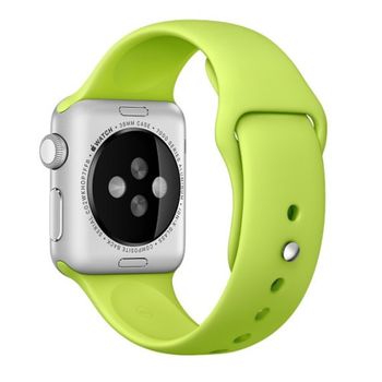 Curea iuni compatibila cu apple watch 1/2/3/4/5/6, 38mm, silicon, green